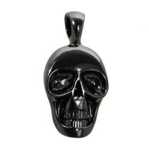 MORTY BLACK SKULL PENDANT‎ IN GUNMETAL